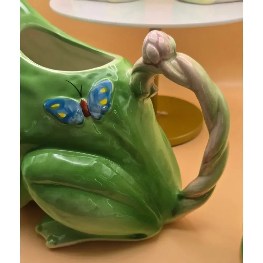 Franci Villa Vanilla Collection Pitcher and Cup Set Pre-Loved